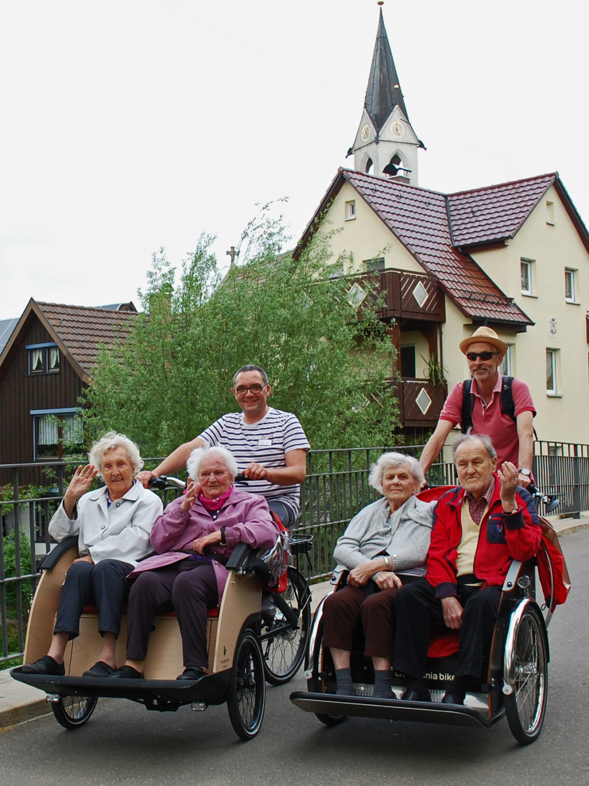 Radeln ohne Alter Kirchheim unter Teck_Rikscha Herdfeldbrücke 2